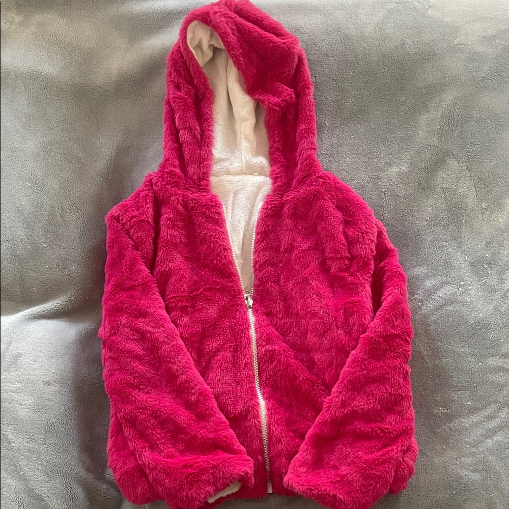 Kids Pink Fleece Jacket